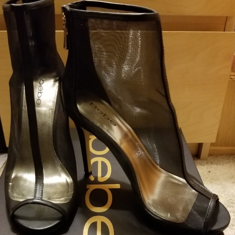 Bebe black heels